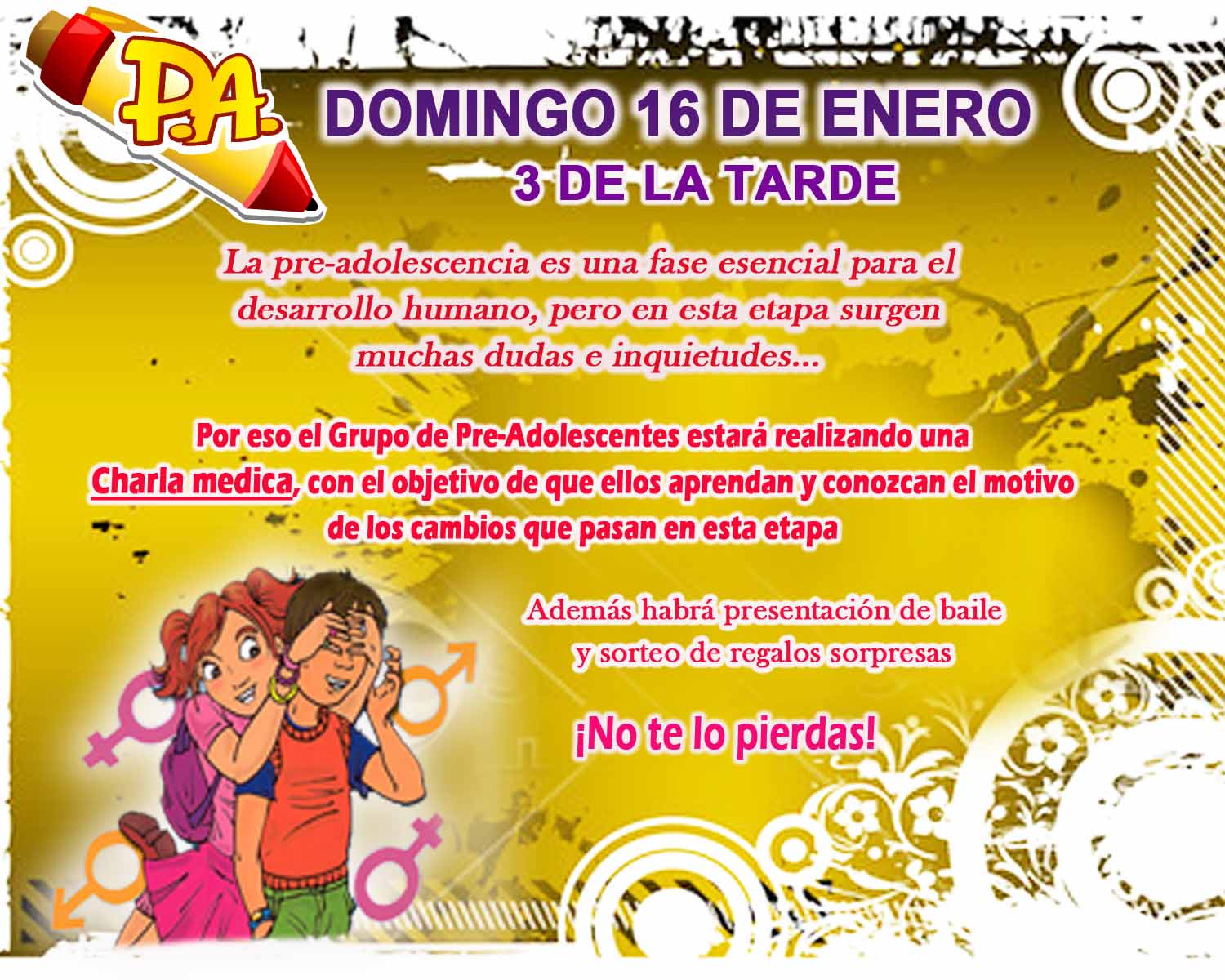 EBI - Nicaragua: Invitación para los Pre-adolescentes