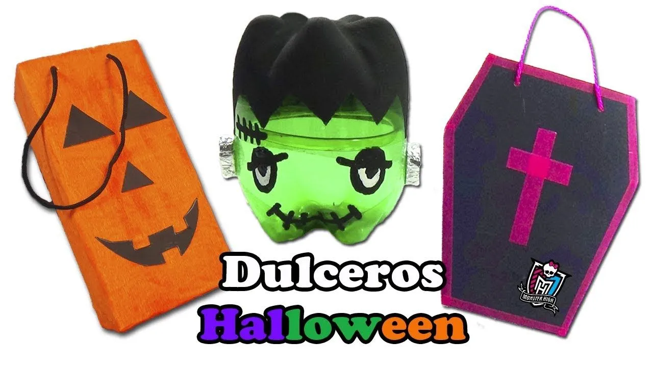 Ecobrisa Manualidades: 3 Ideas para Dulceros Halloween