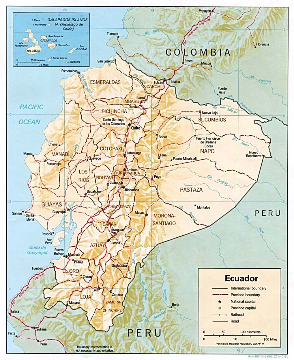 Ecuador Maps - Perry-Castañeda Map Collection - UT Library Online