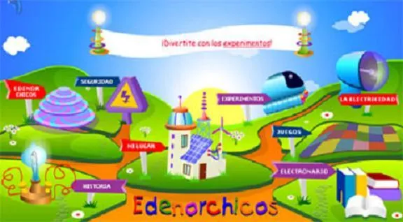 EdenorChicos web de electricidad para niños