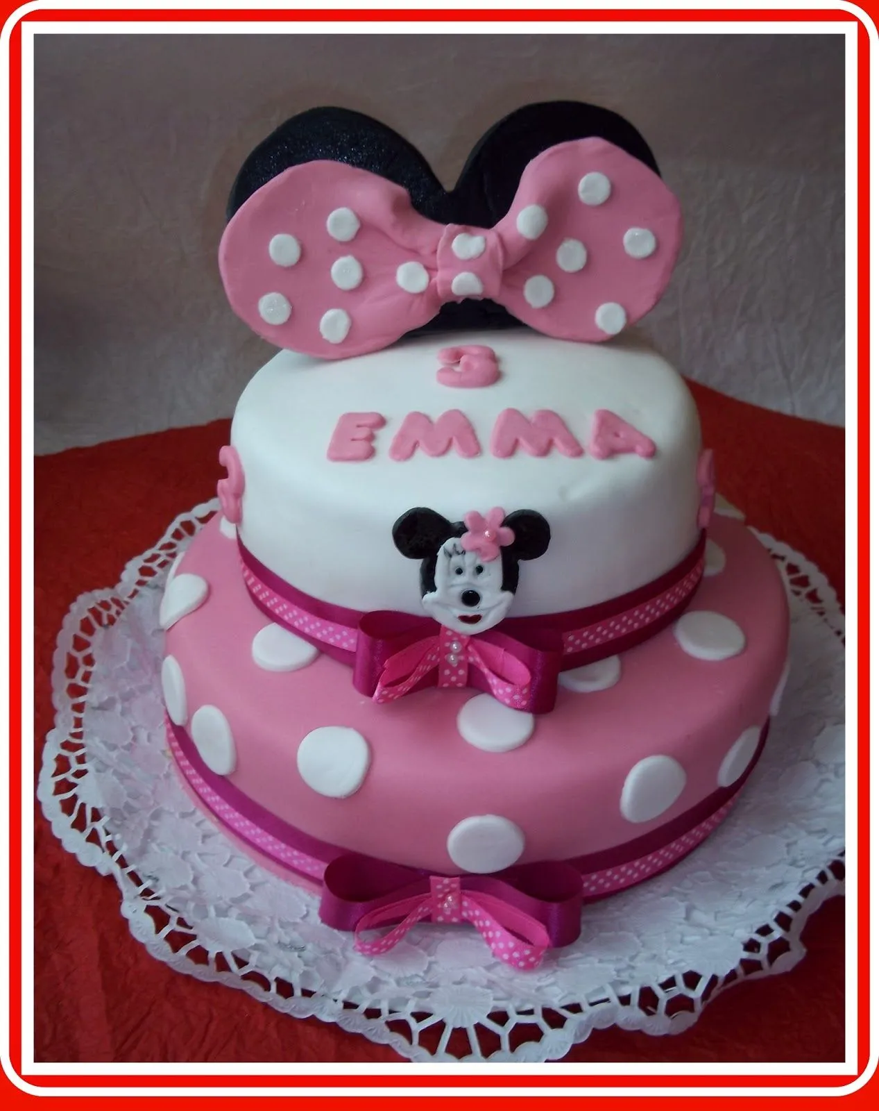 Edit konyhája: Minnie Mouse torta