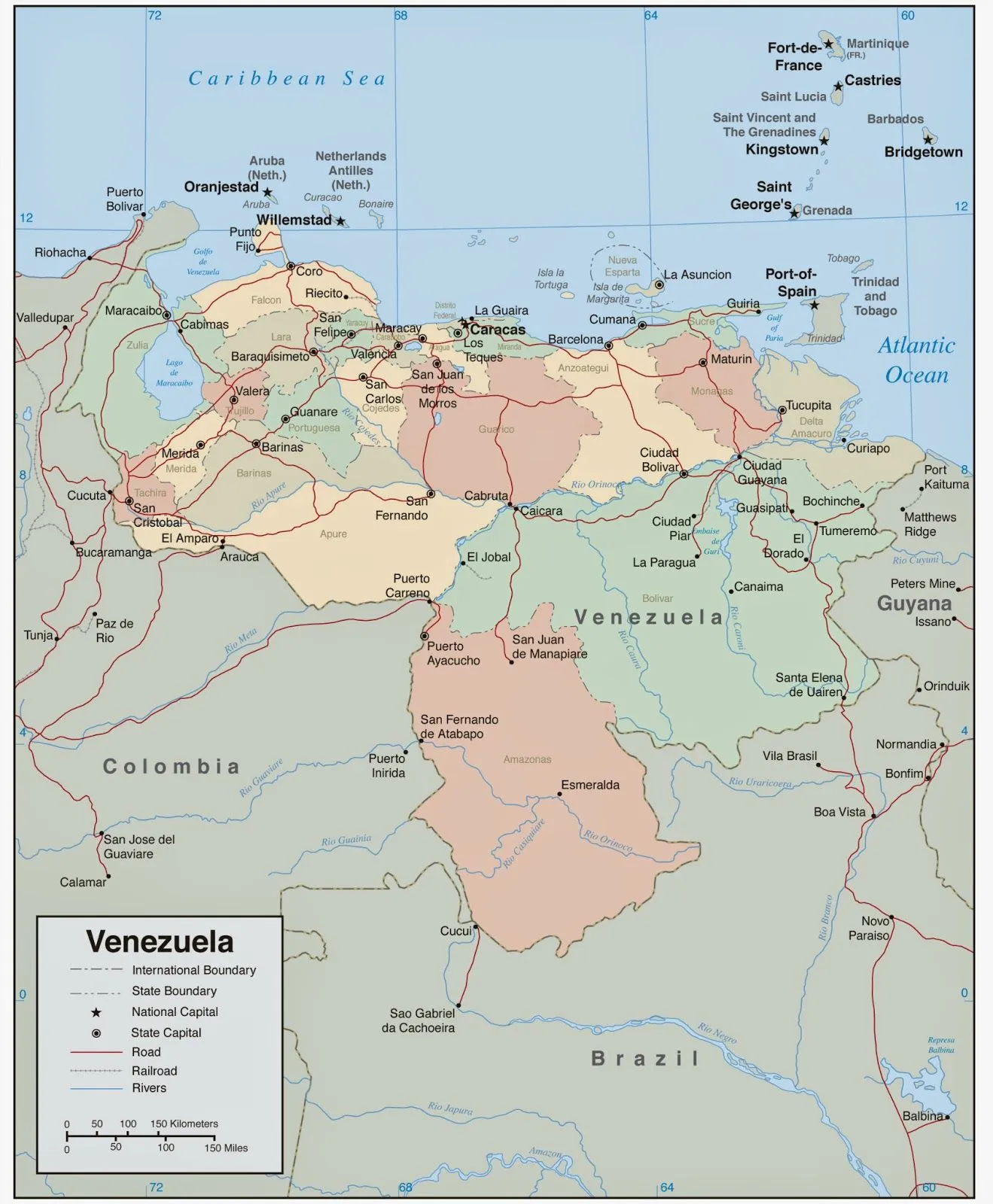 Editor audiovisuals el templat: Mapa Venezuela en vector