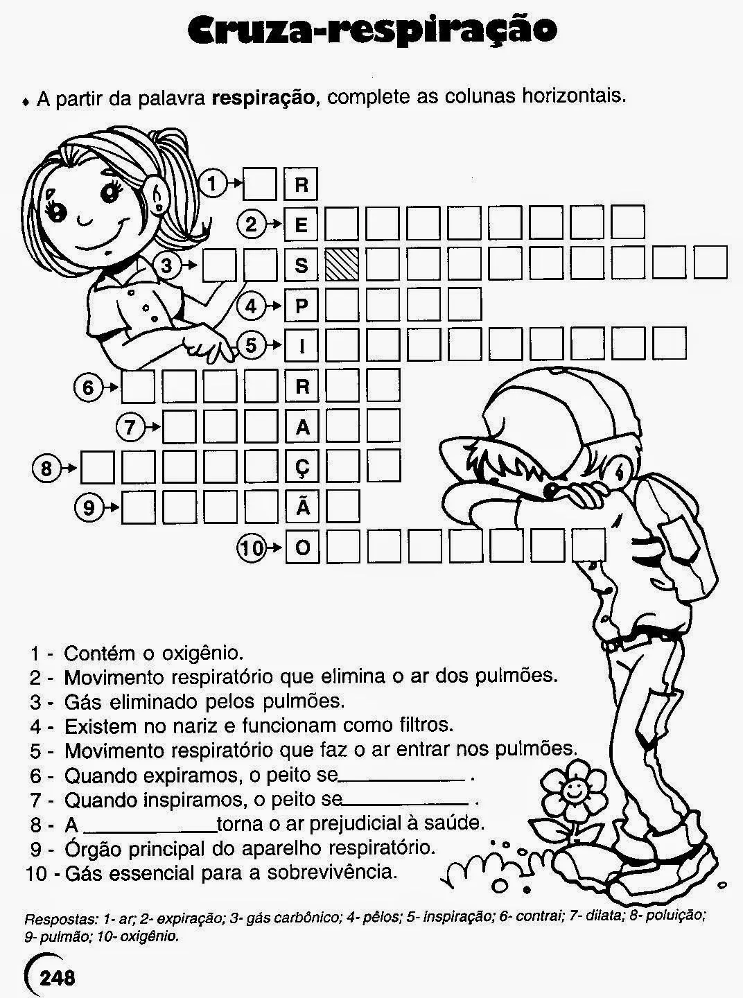 Educa X: Atividades de ciências 5 ano sistema respiratório