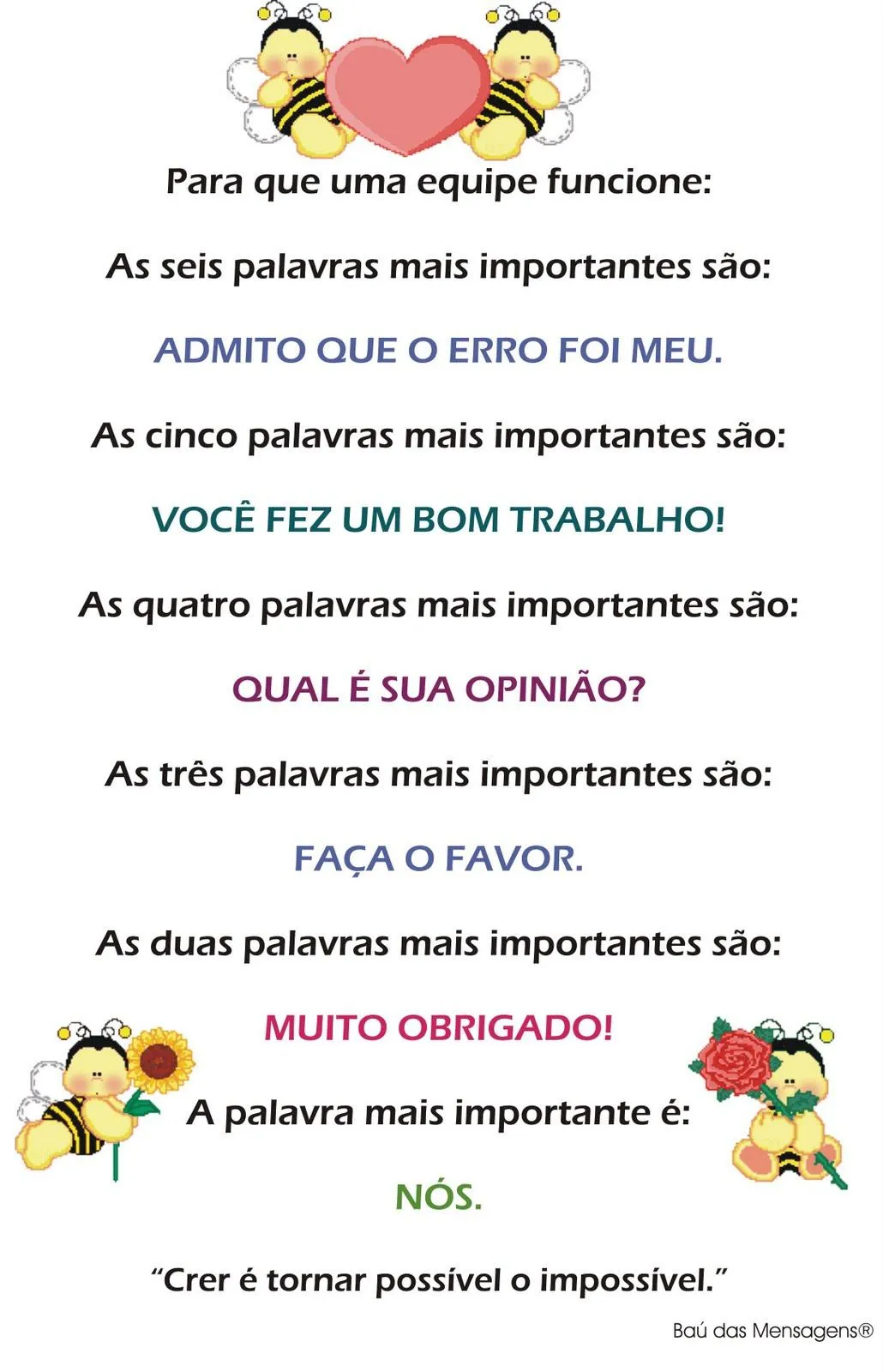 Educação Infantil Um mundo a descobrir: Mensagem para reunião de ...