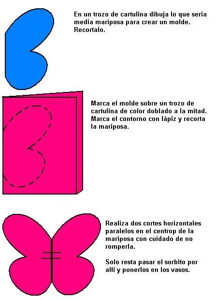 Educación General Básica: Mariposa para decorar