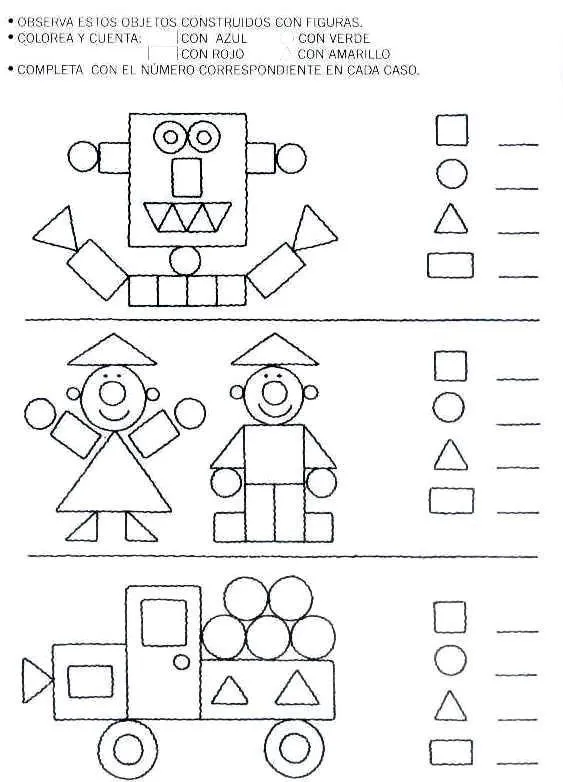 Educación Preescolar: HOJAS DIDÁCTICAS : Matemáticas