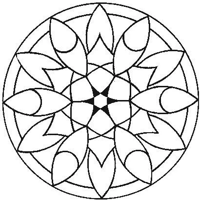 Imprimir mandalas para niños primaria - Imagui