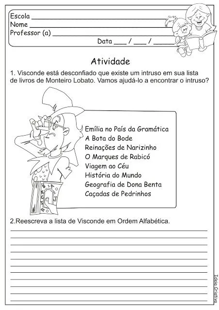 Educando com amor: Projeto Leitura - Teatro na escola - Sitio do ...