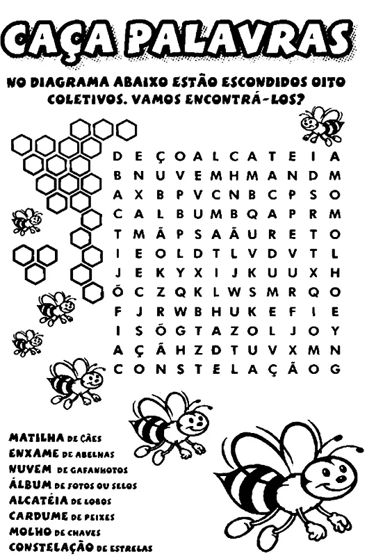 Eduque e transforme: ATIVIDADES COM CRUZADINHAS E CAÇA-PALAVRAS