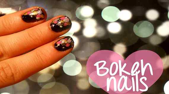 Como dar un efecto bokeh en tus uñas | Decoración de Uñas ...