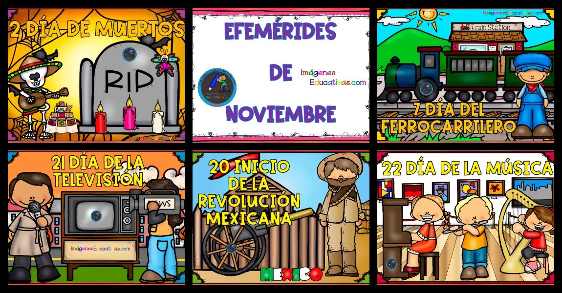 EFEMÉRIDES NOVIEMBRE 2020 – Imagenes Educativas