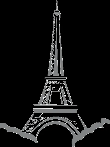 Eiffel Tower Paris clip art - vector clip art online, royalty free ...