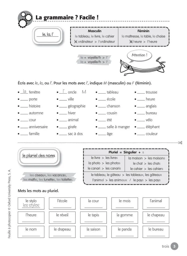 Ejercicios para 6º de primaria - El blog de doublette.over-blog.com