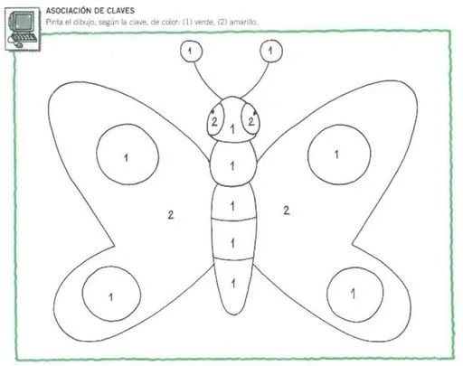 EJERCICIOS DE MEMORIA - ASOCIACIÓN DE CLAVES : FICHAS PARA NIÑOS