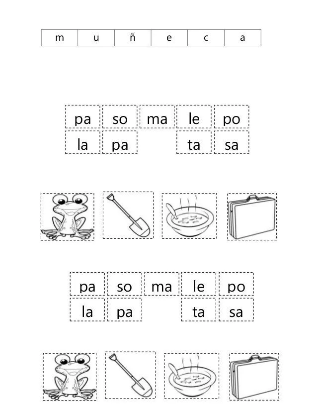 Ejercicios para primer grado de primaria