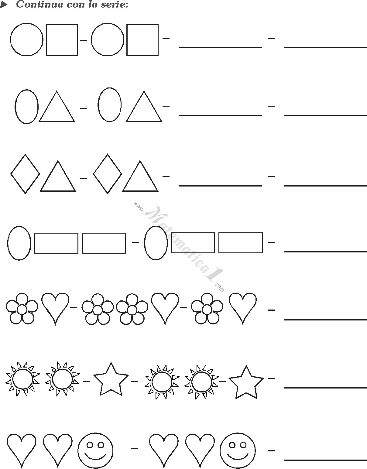 Ejercicios de matematicas para primer grado - Imagui