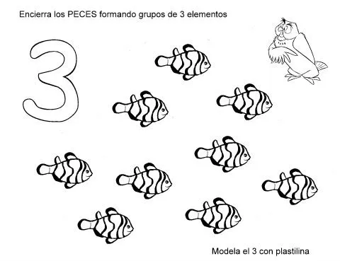 Mis recursos didácticos: Fichas para trabajar números 1-