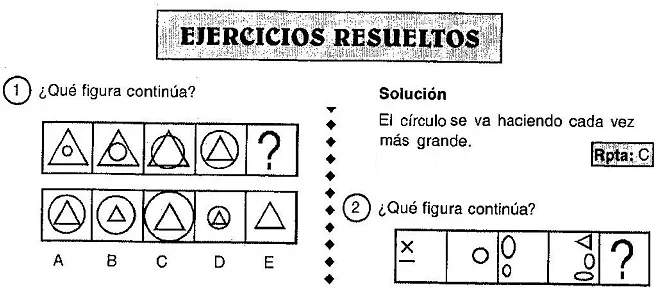 Ejercicios Psicotecnicos Resueltos Gratis - Examenes de Admisión ...