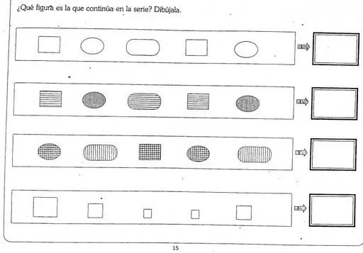 EJERCICIOS DE RAZONAMIENTO PARA NIÑOS