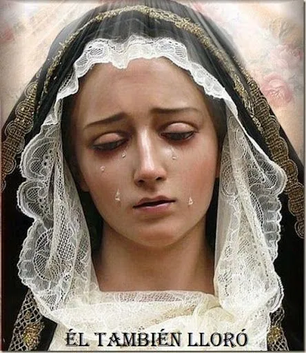 Él también lloró: El rostro de la Virgen María