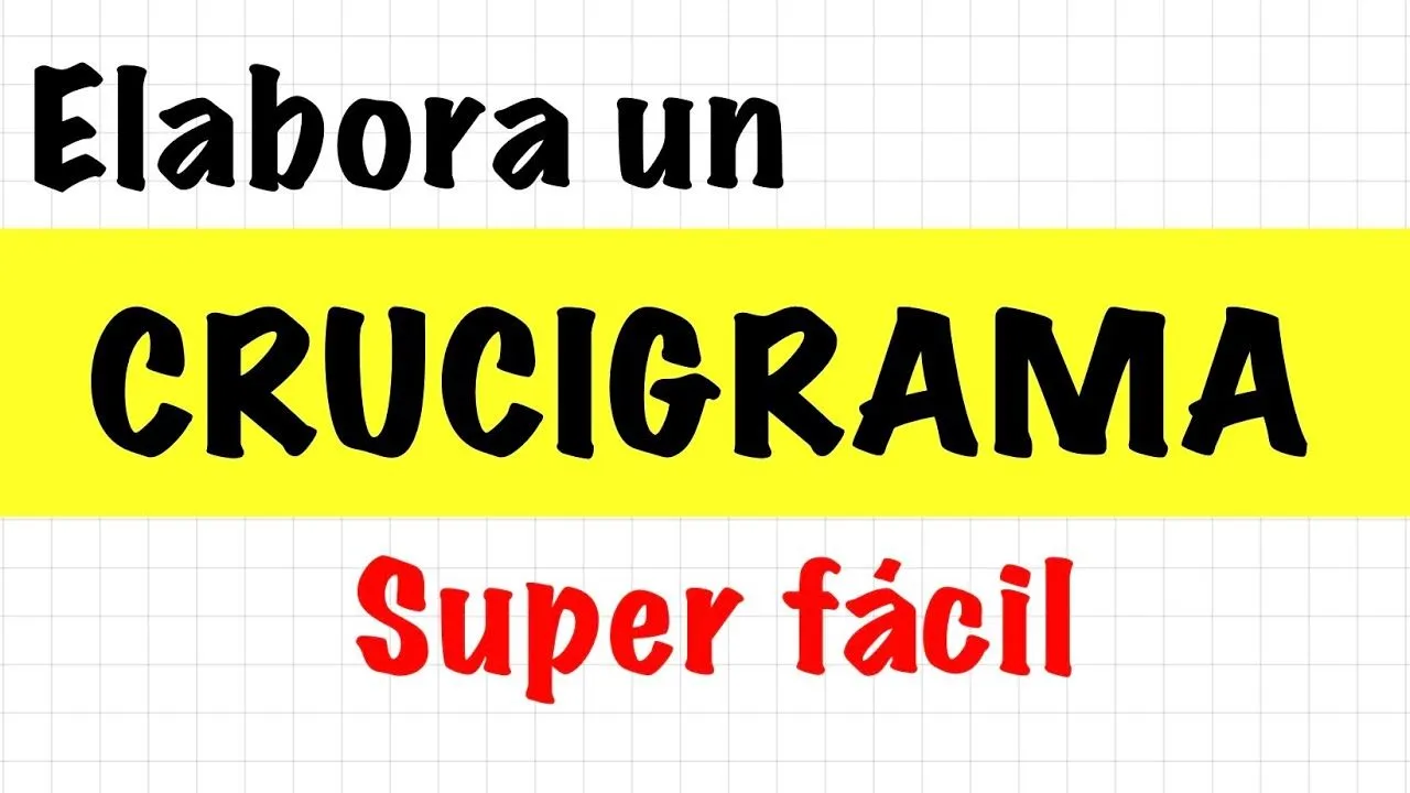 Elabora un crucigrama educativo super fácil.Material educativo y didáctico.  Juego didáctico.Profesor - YouTube