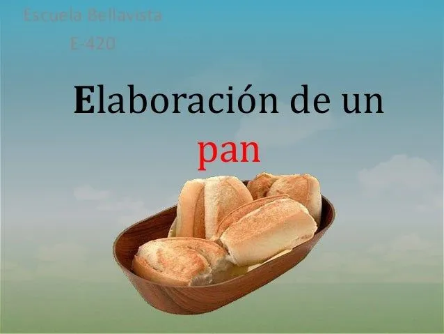 Elaboración de un pan