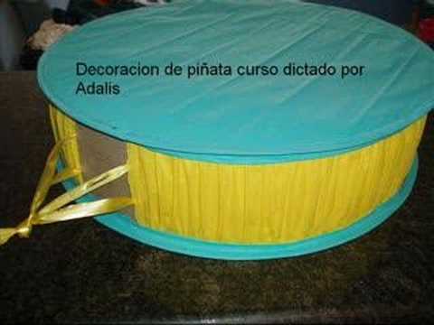 Como Elaborar Una Piñata De Tambor