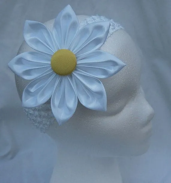 elastic headbands for babies made of ribbon by RoshelysBowtique ...