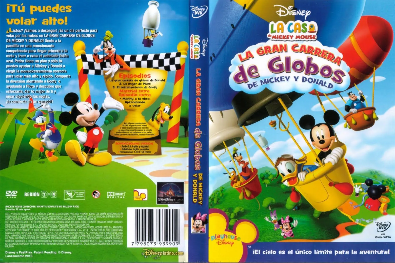 ELCINEENSUSMANOS: LA CASA DE MICKEY MOUSE LA GRAN CARRERA DE GLOBOS ...