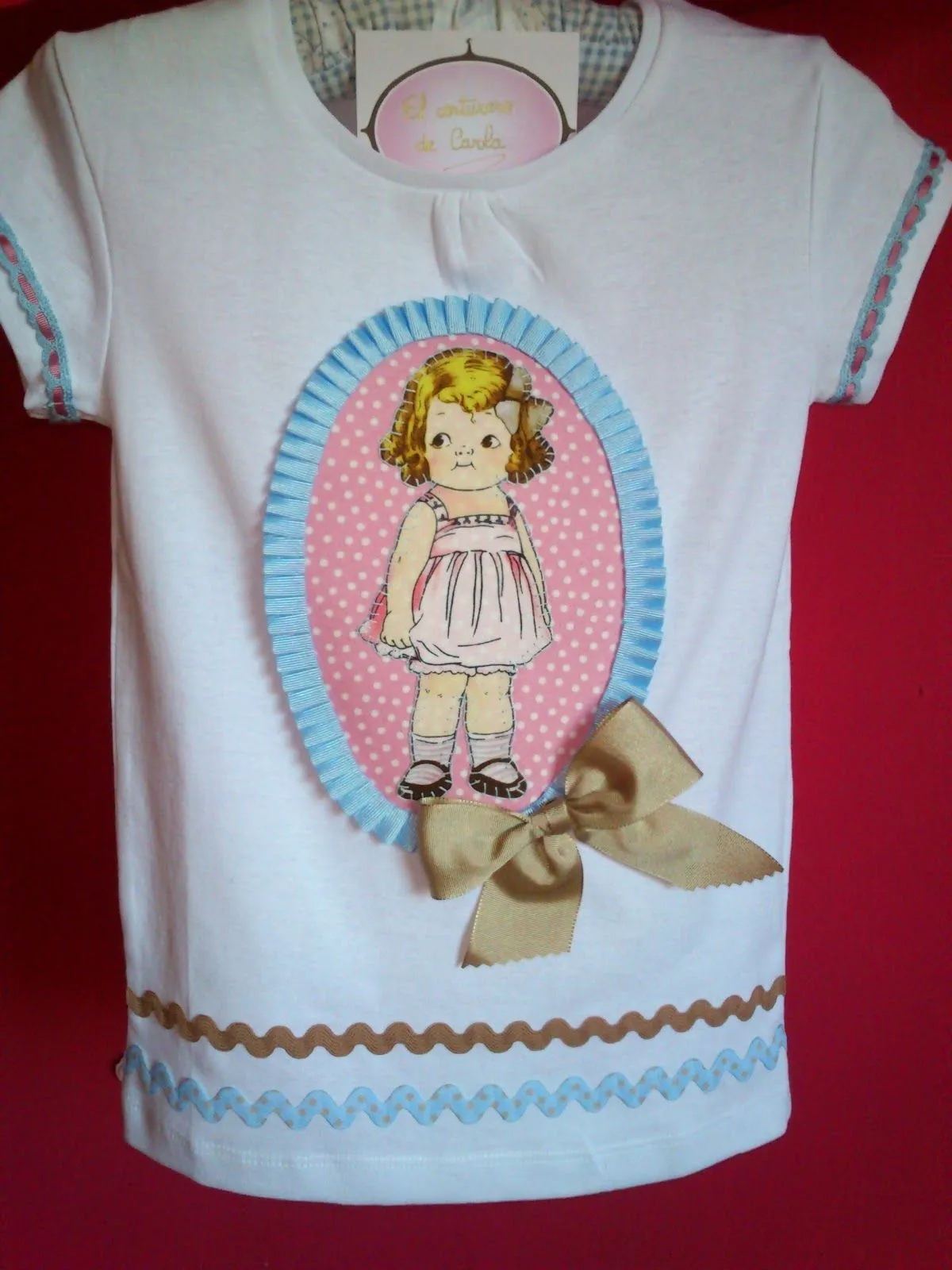 elcosturerodecarla: Camiseta de niña.