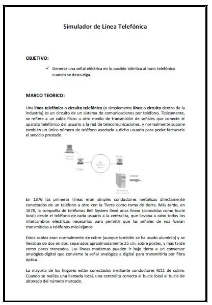 ELÉCTRICA-ELECTRÓNICA: modelo de informe