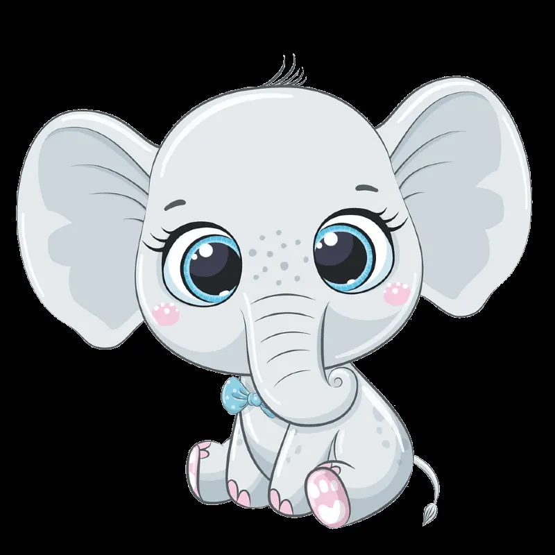 elefante bebe para baby shower png - El Taller de Hector