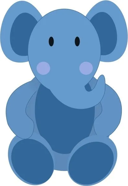 Elefante bebé Vector de imágenes prediseñadas - vectores gratis ...