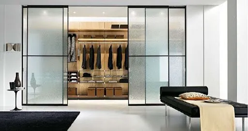 Elegantes diseños de Closets y vestidores de dormitorio