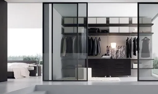 Elegantes diseños de Closets y vestidores de dormitorio