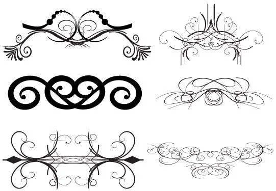 Elementos decorativos paquete Vector misceláneos - vectores gratis ...