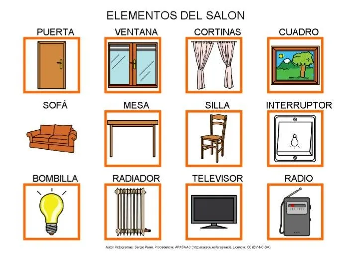 Elementos del salon