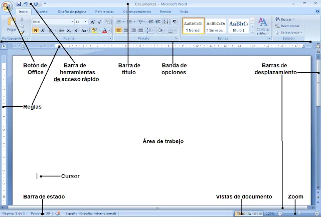 Elementos de word - Imagui