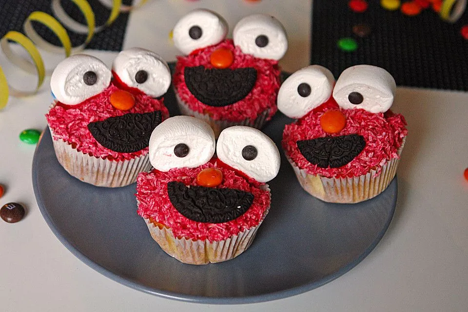 Elmo Muffins (Rezept mit Bild) von moosmutzel311 | Chefkoch.