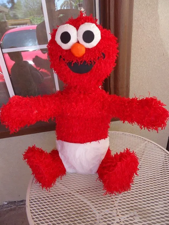 Elmo pinata | DIY | Pinterest