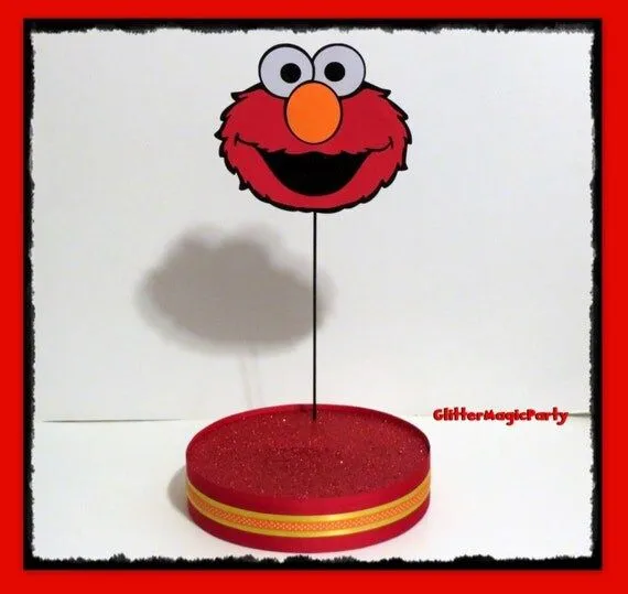 Elmo Stand Stand para Paletas Fiesta de Elmo por GlitterMagic23s
