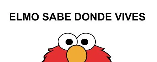 ELMO SABE DONDE VIVES