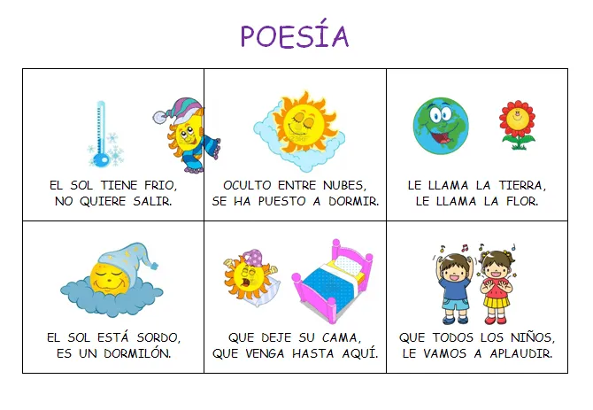 ELS MENUDETS DEL COLE: POESIA "EL SOL ESTÁ CONSTIPADO" Y "EL SOL ...