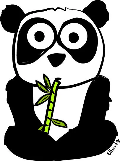 Eltuerto: Dibujo "Oso panda"