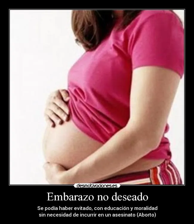 Embarazo no deseado - desmotivaciones.