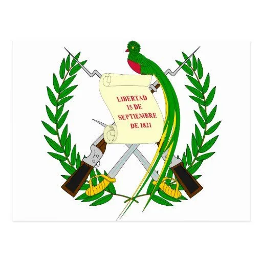 emblema de Guatemala Postal | Zazzle
