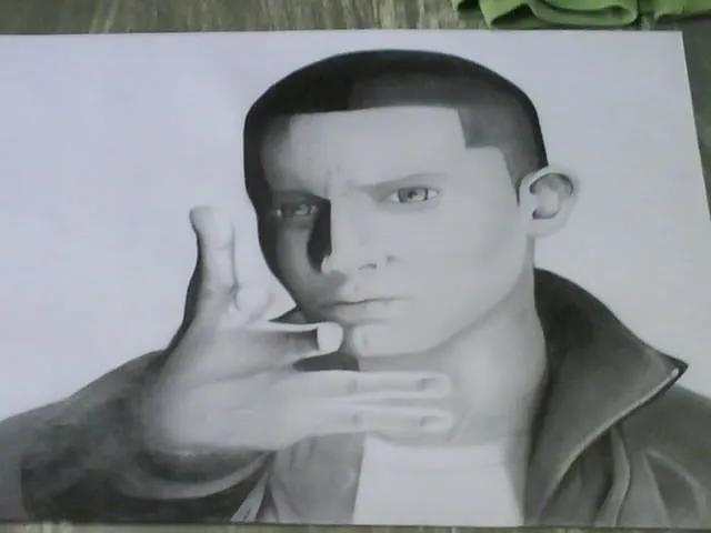 Eminem dibujado - Imagui