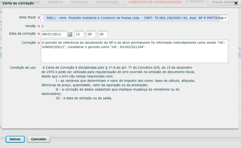 Como emitir uma Carta de Correção Eletrônica (CCe) | Focus NFe ...