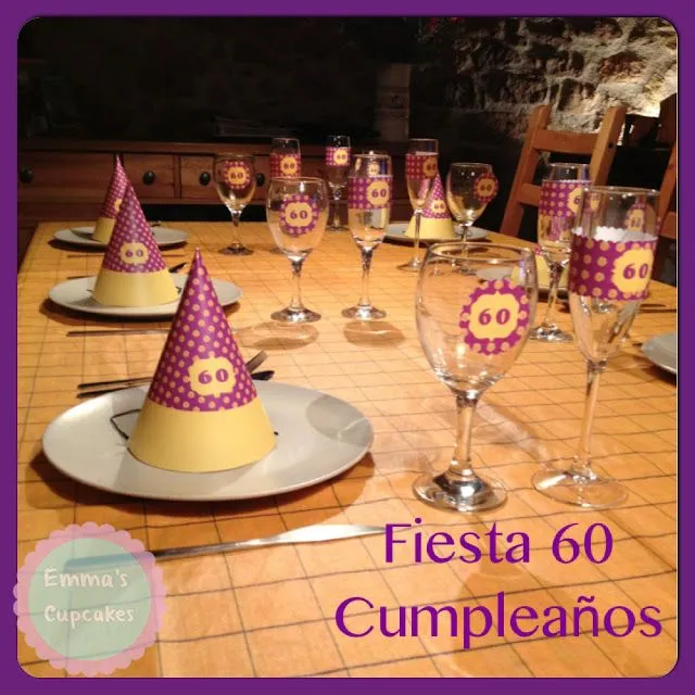 Emma's Cupcakes: Fiesta de 60 Cumpleaños y decoración para tus ...