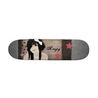 Emo Girl Skateboard by KrispysKingdom